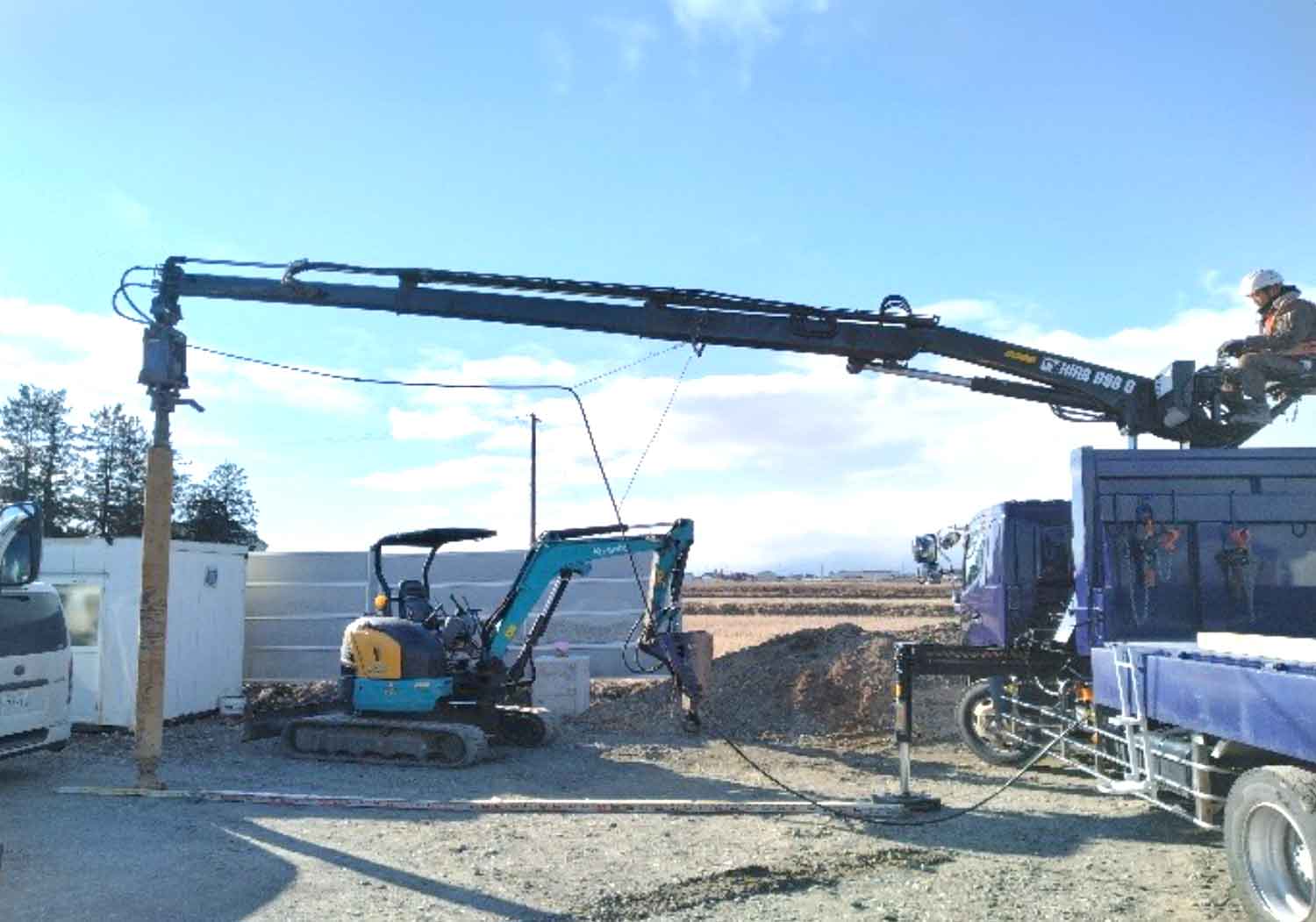 高速道路表示看板設置工事